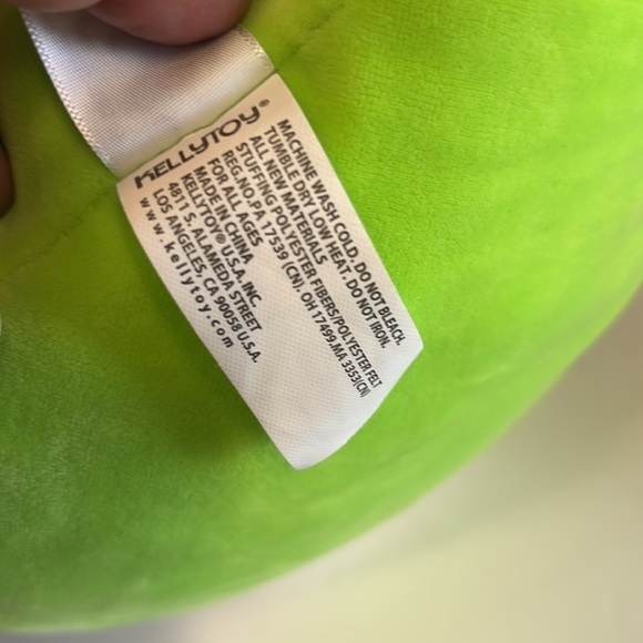 Squishmallows Desmond Dragon Lime Green Plush - Picture 6 of 6